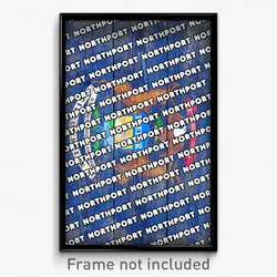 Northport Michigan Poster (MI City Souvenir 11x17 Town Print)