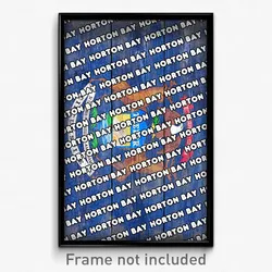 Horton Bay Michigan Poster (MI City Souvenir 11x17 Town Print)