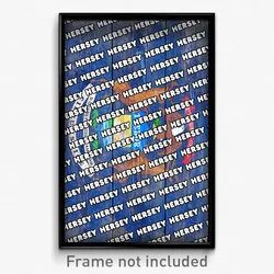 Hersey Michigan Poster (MI City Souvenir 11x17 Town Print)