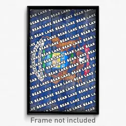 Bear Lake Michigan Poster (MI City Souvenir 11x17 Town Print)