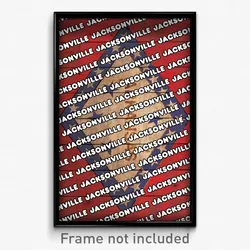 Jacksonville Arkansas Poster (AR City Souvenir 11x17 Town Print)