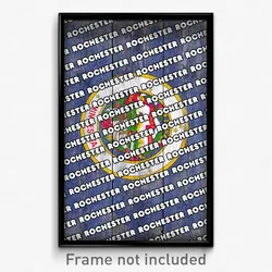 Rochester Minnesota Poster (MN City Souvenir 11x17 Town Print)