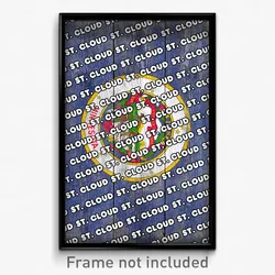 St. Cloud Minnesota Poster (MN City Souvenir 11x17 Town Print)