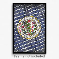Bloomington Minnesota Poster (MN City Souvenir 11x17 Town Print)