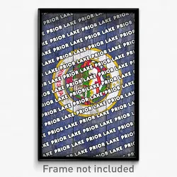 Prior Lake Minnesota Poster (MN City Souvenir 11x17 Town Print)