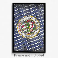 Austin Minnesota Poster (MN City Souvenir 11x17 Town Print)