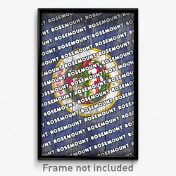 Rosemount Minnesota Poster (MN City Souvenir 11x17 Town Print)