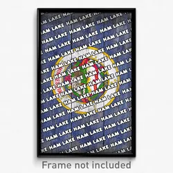 Ham Lake Minnesota Poster (MN City Souvenir 11x17 Town Print)