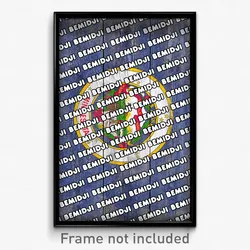 Bemidji Minnesota Poster (MN City Souvenir 11x17 Town Print)