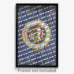 New Ulm Minnesota Poster (MN City Souvenir 11x17 Town Print)