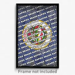 Grand Rapids Minnesota Poster (MN City Souvenir 11x17 Town Print)