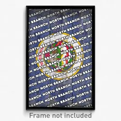 North Branch Minnesota Poster (MN City Souvenir 11x17 Town Print)