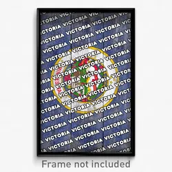 Victoria Minnesota Poster (MN City Souvenir 11x17 Town Print)