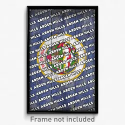 Arden Hills Minnesota Poster (MN City Souvenir 11x17 Town Print)