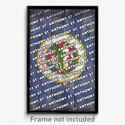 St. Anthony Minnesota Poster (MN City Souvenir 11x17 Town Print)