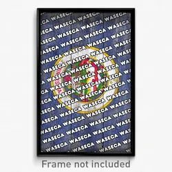 Waseca Minnesota Poster (MN City Souvenir 11x17 Town Print)