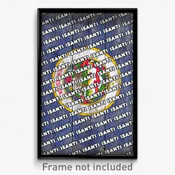 Isanti Minnesota Poster (MN City Souvenir 11x17 Town Print)