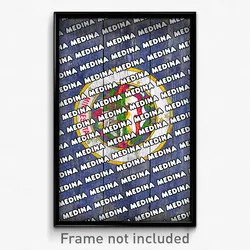 Medina Minnesota Poster (MN City Souvenir 11x17 Town Print)