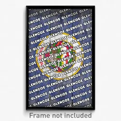 Glencoe Minnesota Poster (MN City Souvenir 11x17 Town Print)