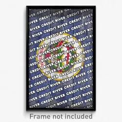 Credit River Minnesota Poster (MN City Souvenir 11x17 Town Print)