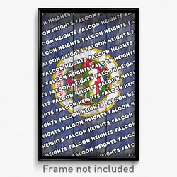 Falcon Heights Minnesota Poster (MN City Souvenir 11x17 Town Print)
