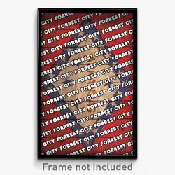 Forrest City Arkansas Poster (AR City Souvenir 11x17 Town Print)