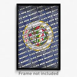 Elko New Market Minnesota Poster (MN City Souvenir 11x17 Town Print)