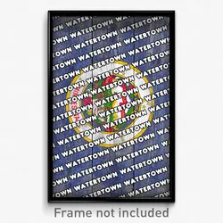 Watertown Minnesota Poster (MN City Souvenir 11x17 Town Print)