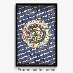 Wadena Minnesota Poster (MN City Souvenir 11x17 Town Print)