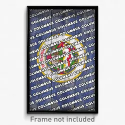 Columbus Minnesota Poster (MN City Souvenir 11x17 Town Print)