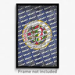 Grant Minnesota Poster (MN City Souvenir 11x17 Town Print)