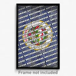 Breckenridge Minnesota Poster (MN City Souvenir 11x17 Town Print)