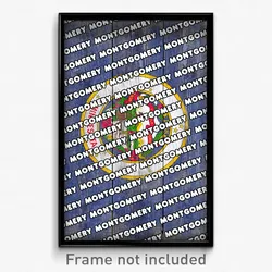 Montgomery Minnesota Poster (MN City Souvenir 11x17 Town Print)