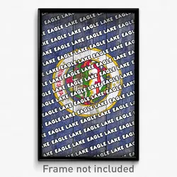 Eagle Lake Minnesota Poster (MN City Souvenir 11x17 Town Print)