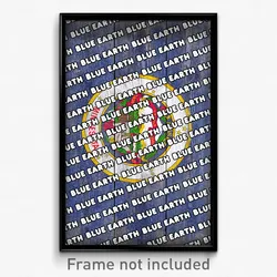 Blue Earth Minnesota Poster (MN City Souvenir 11x17 Town Print)