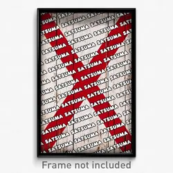 Satsuma Alabama Poster (AL City Souvenir 11x17 Town Print)