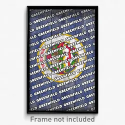 Greenfield Minnesota Poster (MN City Souvenir 11x17 Town Print)