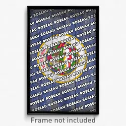 Roseau Minnesota Poster (MN City Souvenir 11x17 Town Print)
