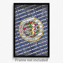 Pelican Rapids Minnesota Poster (MN City Souvenir 11x17 Town Print)