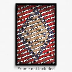 Greenwood Arkansas Poster (AR City Souvenir 11x17 Town Print)