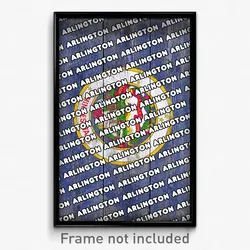 Arlington Minnesota Poster (MN City Souvenir 11x17 Town Print)