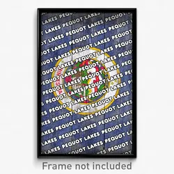 Pequot Lakes Minnesota Poster (MN City Souvenir 11x17 Town Print)