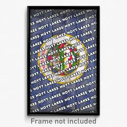 Hoyt Lakes Minnesota Poster (MN City Souvenir 11x17 Town Print)