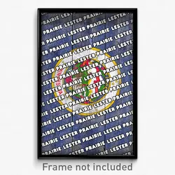 Lester Prairie Minnesota Poster (MN City Souvenir 11x17 Town Print)