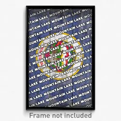 Mountain Lake Minnesota Poster (MN City Souvenir 11x17 Town Print)