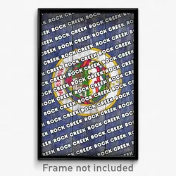 Rock Creek Minnesota Poster (MN City Souvenir 11x17 Town Print)