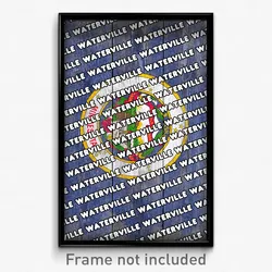Waterville Minnesota Poster (MN City Souvenir 11x17 Town Print)