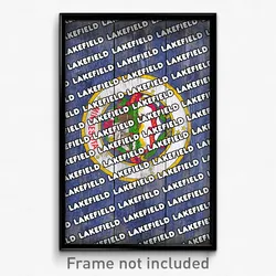 Lakefield Minnesota Poster (MN City Souvenir 11x17 Town Print)