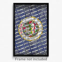 Clara City Minnesota Poster (MN City Souvenir 11x17 Town Print)