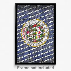 Spring Grove Minnesota Poster (MN City Souvenir 11x17 Town Print)